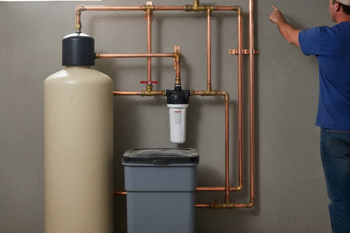 Whole-house water treatment system installed in Stambaugh